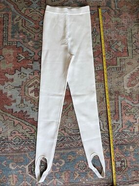 ELSA Creamy White Stirrup Leggings